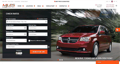 Desktop Screenshot of milescarrentalnewyork.com